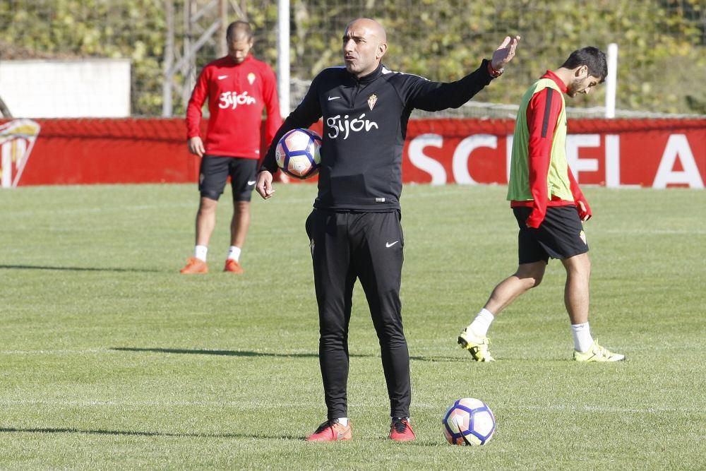 Entrenamiento del Sporting