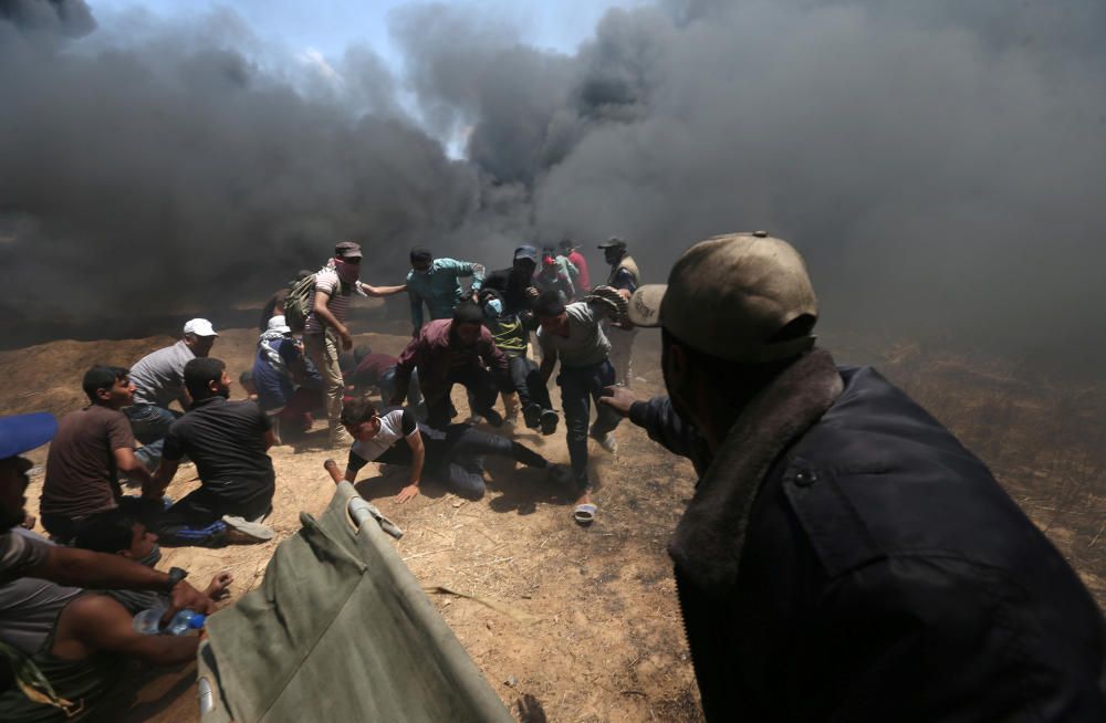 Més de 50 morts en les protestes contra l'obertura de l'Ambaixada dels EUA a Jerusalem