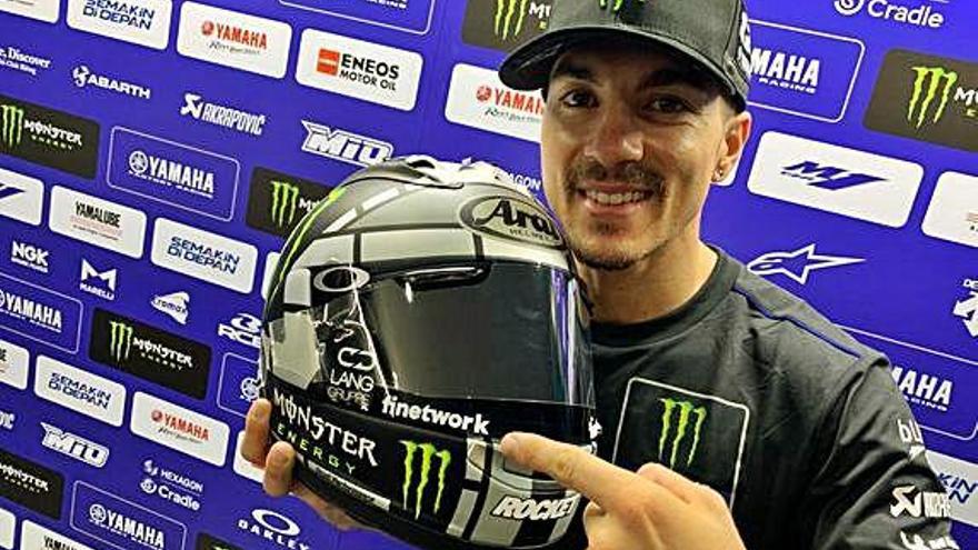 Maverick Viñales estrena  el patrocini de Finetwork