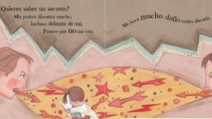 Páginas del cuento infantil Cuando mi corazón tiembla