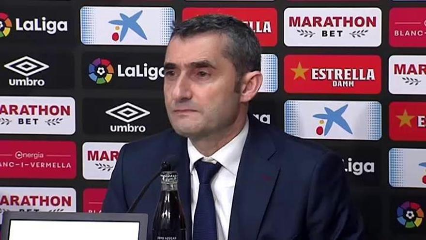 Valverde elogia el esfuerzo de sus jugadores en un partido "duro" y "difícil"