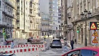 Vigo cierra hoy la calle Lepanto para despejarla de obras de cara a la Navidad