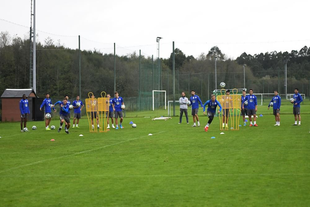 Sesión y lista antes de partir a Fuenlabrada