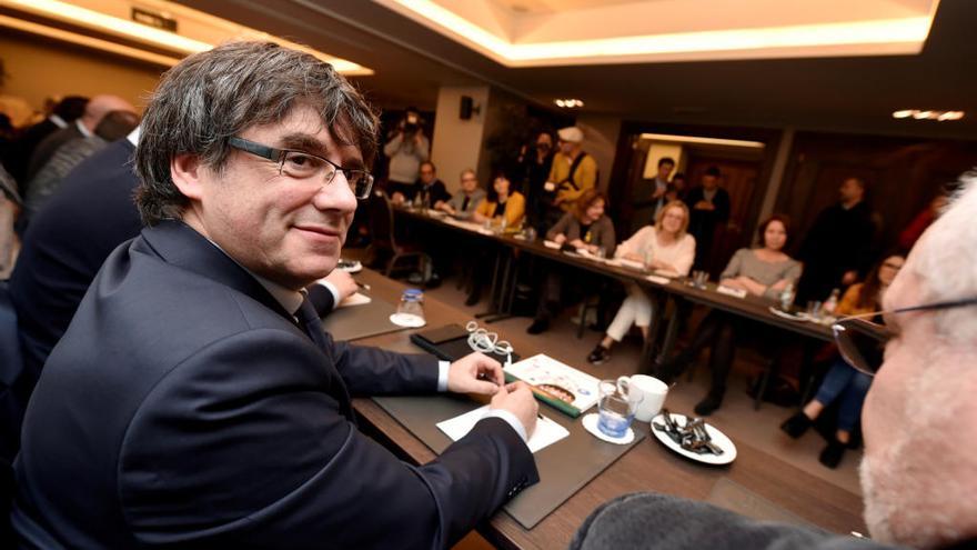 Puigdemont, en una foto d&#039;arxiu, a Brussel·les.