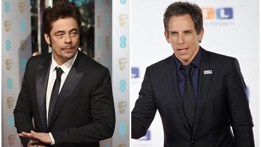 Benicio del Toro (izq.) y Ben Stiller.