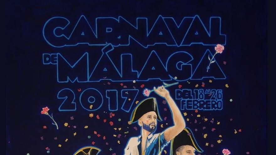 Cartel del Carnaval de Málaga de 2017