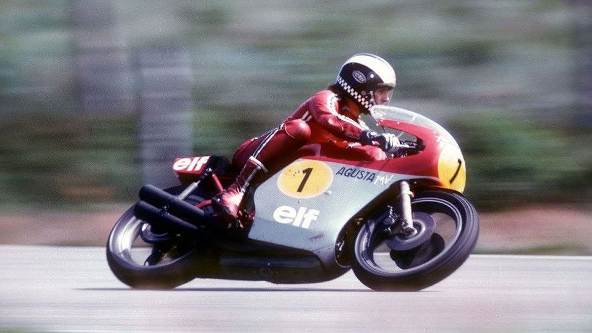 Phil Read, con la MV Augusta en los 70