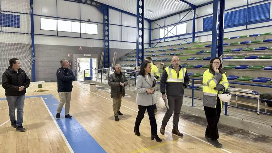 La reforma integral del Pabellón de O Sequelo finalizará este mes