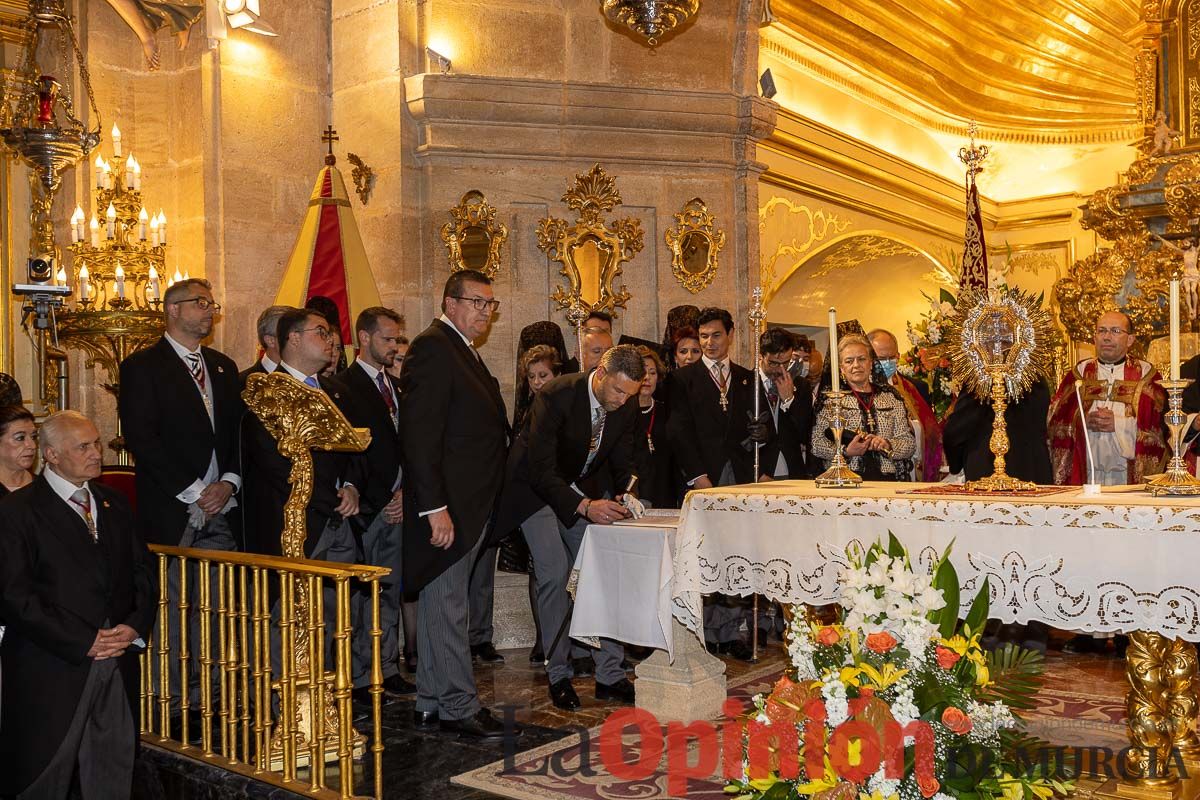 Procesión de subida a la Basílica en las Fiestas de Caravaca