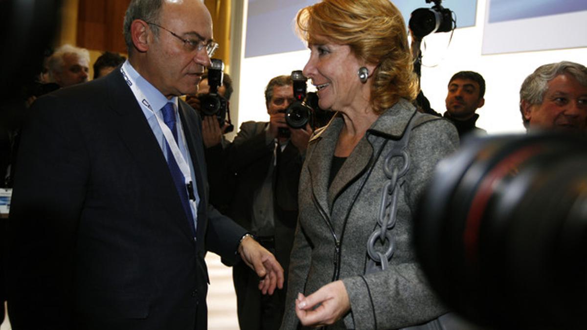 Gerardo Díaz Ferrán y Esperanza Aguirre