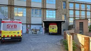 Un herido en la colisión de dos coches en Cocentaina