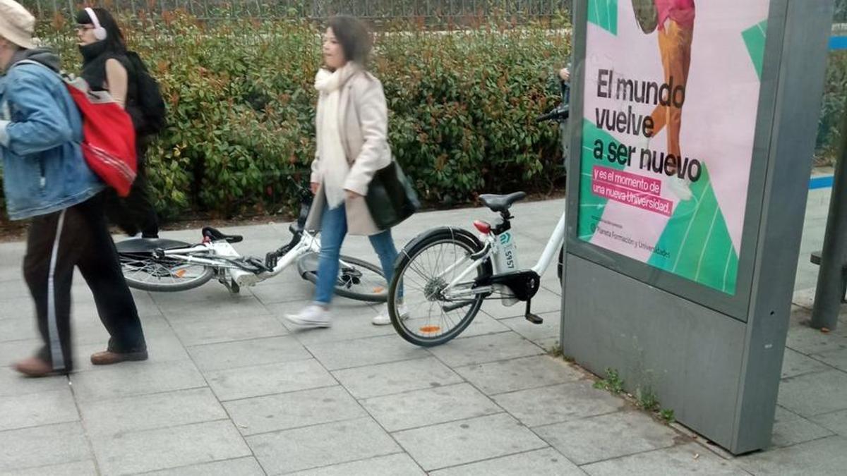 Bicicletas abandonadas de Bicimad.