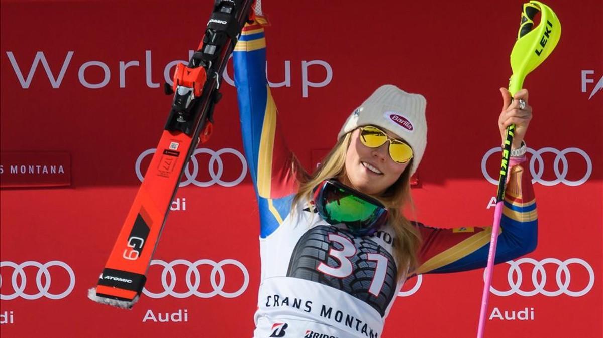 Mikaela Shiffrin está cada vez más cerca de su primer Globo de Cristal