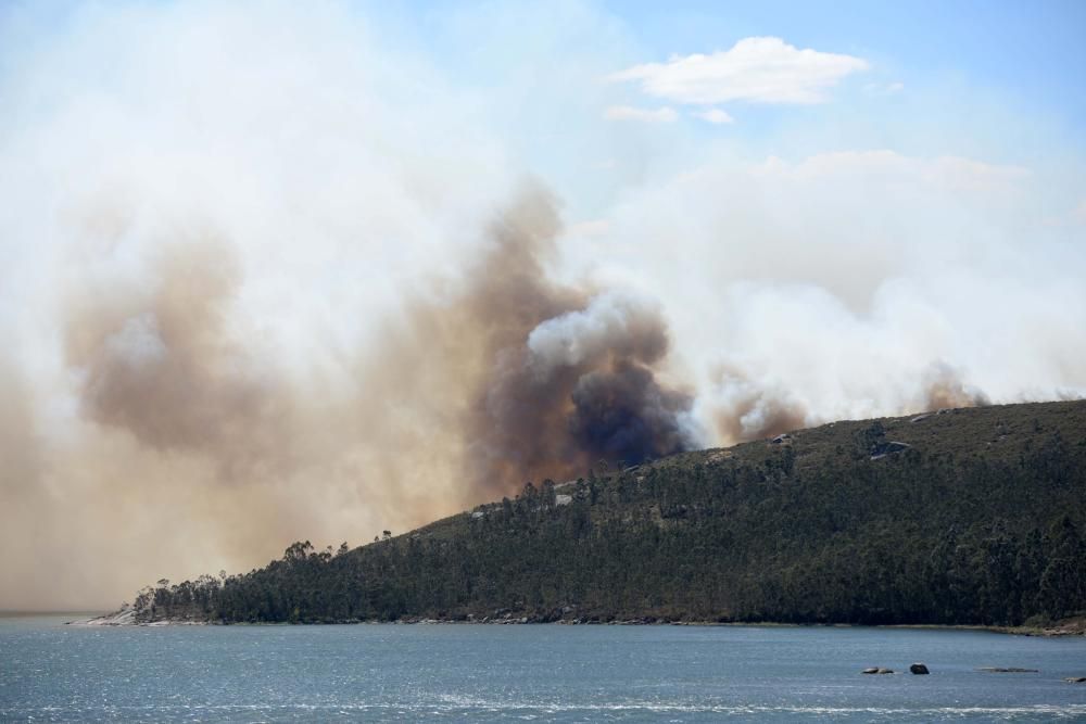 Incendio en Arousa