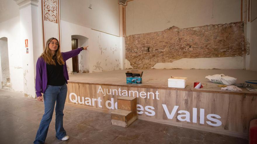 La iglesia que fue comprada por 400 pesetas frena su deterioro en Quart de les Valls