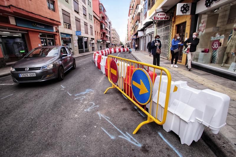 Peatonalización de la calle Heraclio Sánchez