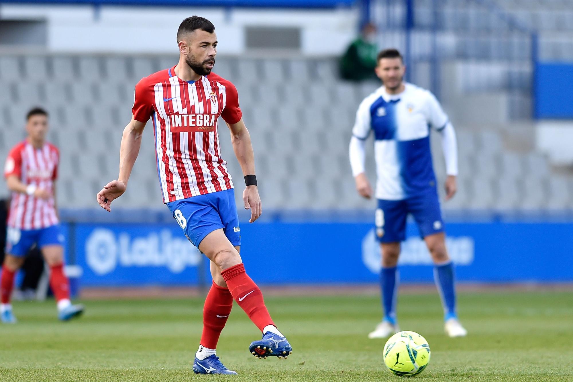 El partido del Sporting ante el Sabadell, en imágenes