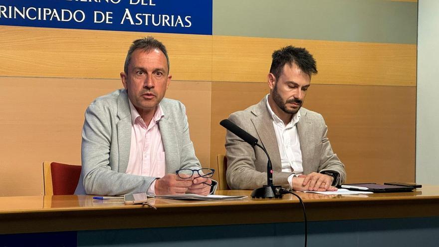 Ovidio Zapico y Jesús Daniel Sánchez, en la rueda de prensa