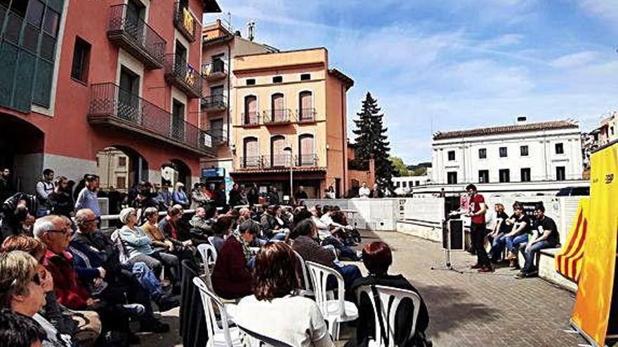 Presentació de la llista de la CUP d&#039;Arbúcies