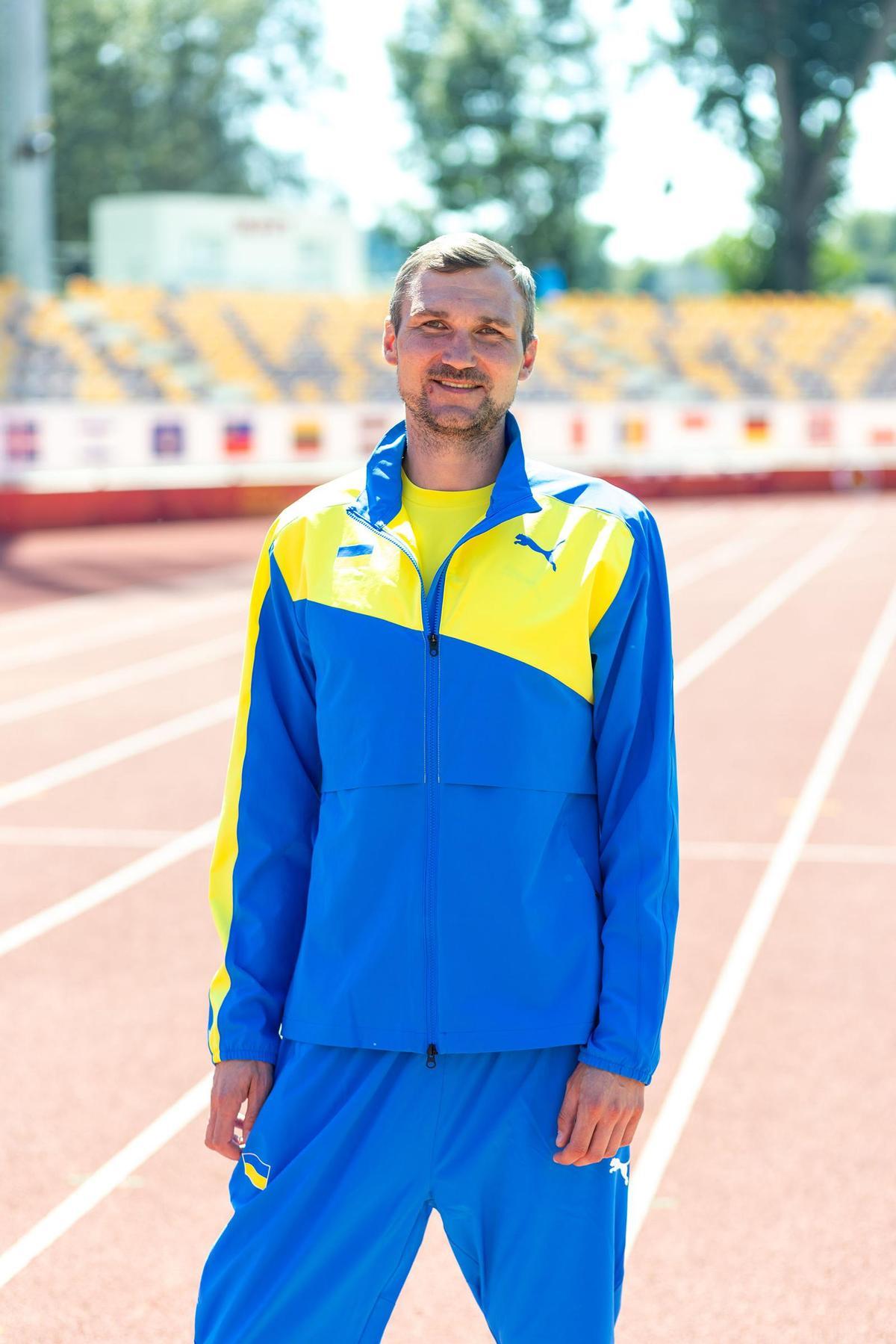El entrenador ucraniano Oleksii Serdiuchenko.