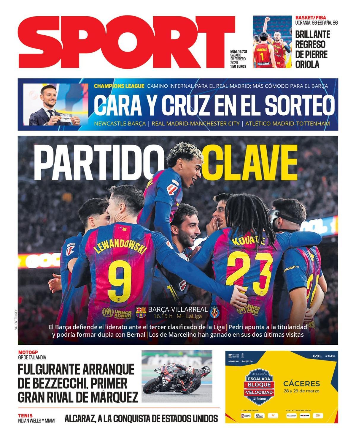 Estas son las portadas de la prensa deportiva de hoy Estas son las portadas de la prensa deportiva de hoy