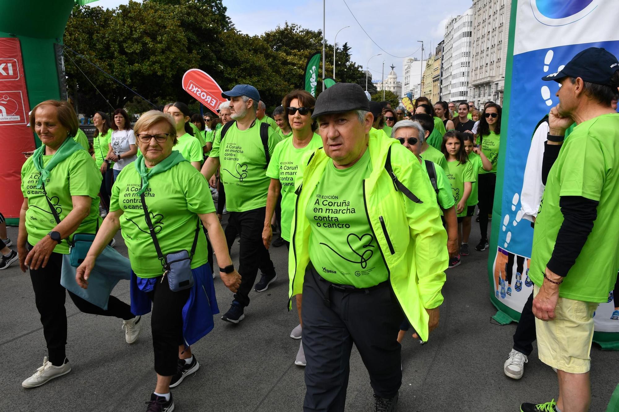 A Coruña caminó contra el cáncer