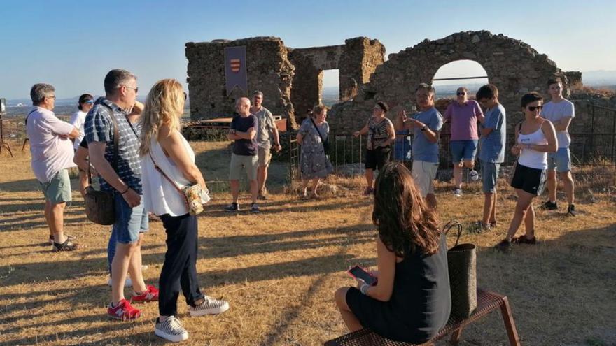 Visita al Castell de Quermançó, l’any passat.