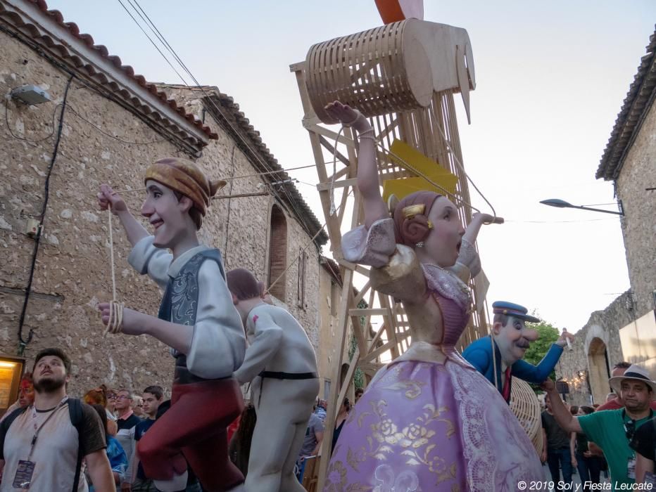 Las Fallas se exhiben en el Festival sol y Fiesta de Leucate (Francia)