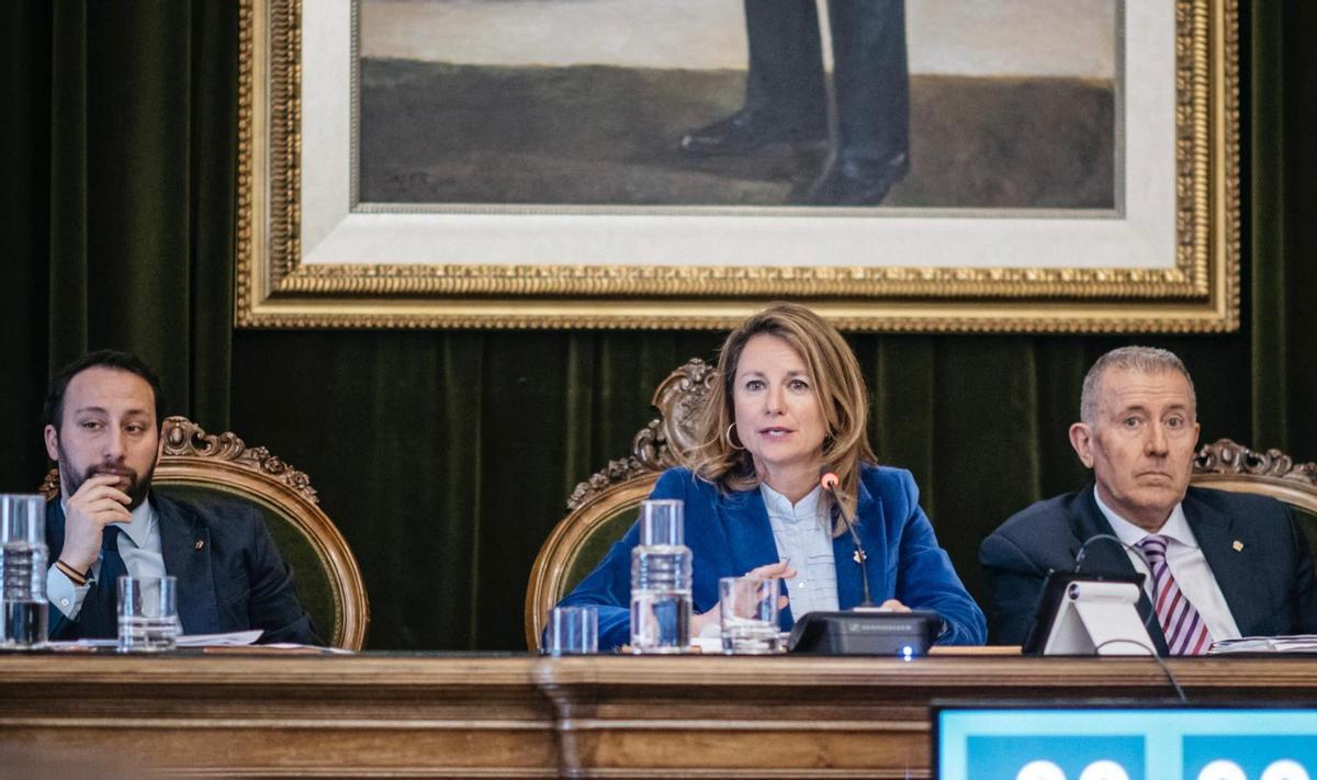 Carasco, en el pleno de este jueves.