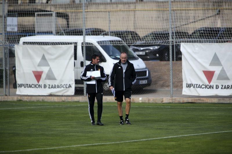 EL Zaragoza prepara el partido contra el Mirandés