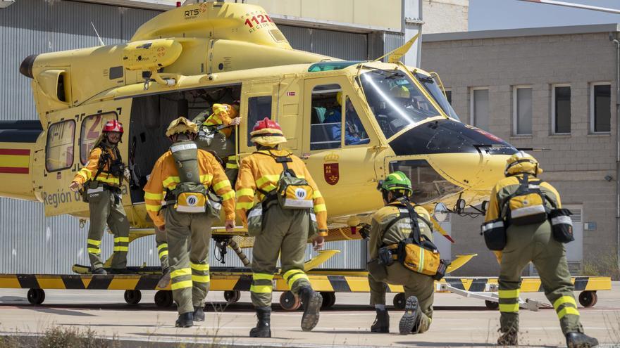 Déficit de personal entre los pilotos de Emergencias de la Región de Murcia