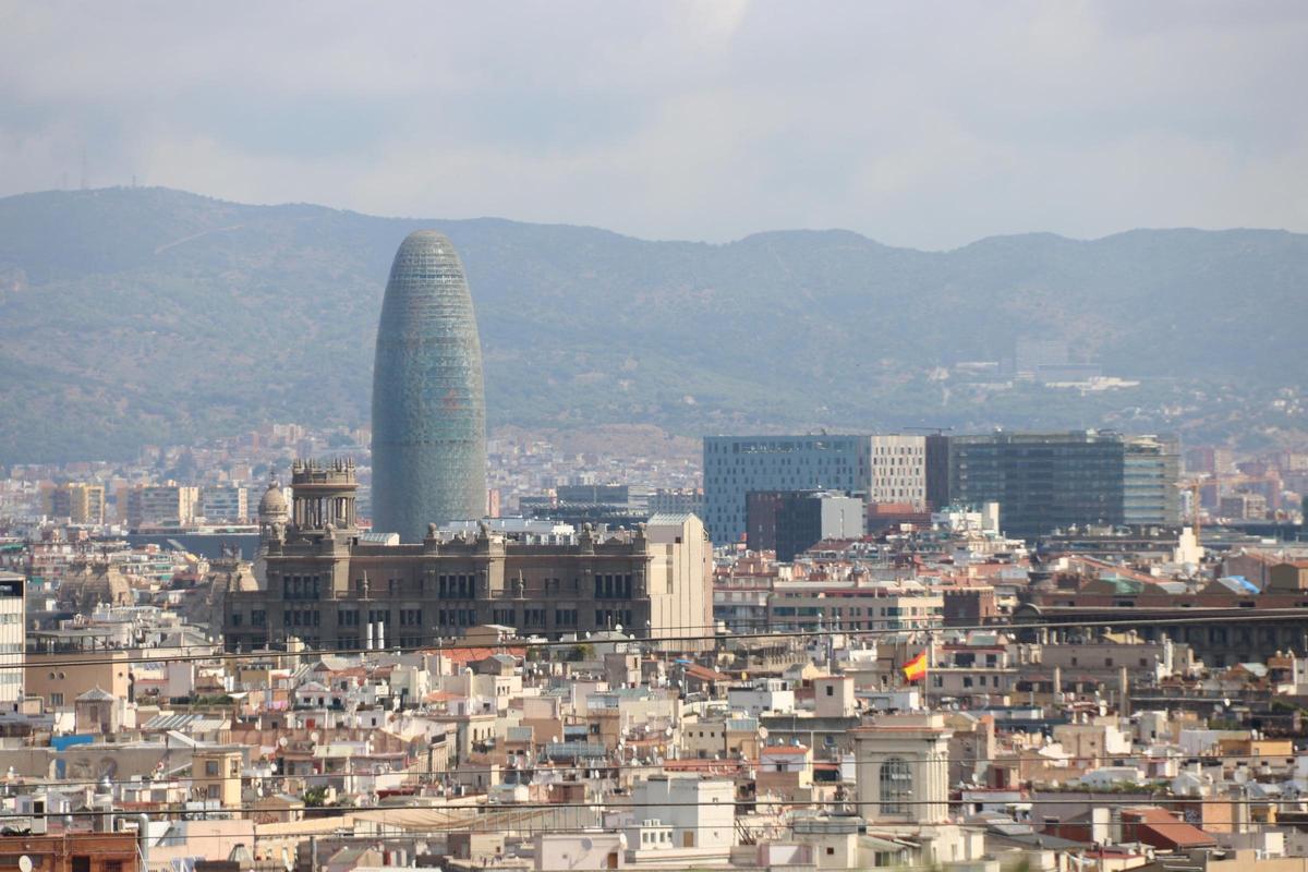 Vista de Barcelona des de Montjuïc
