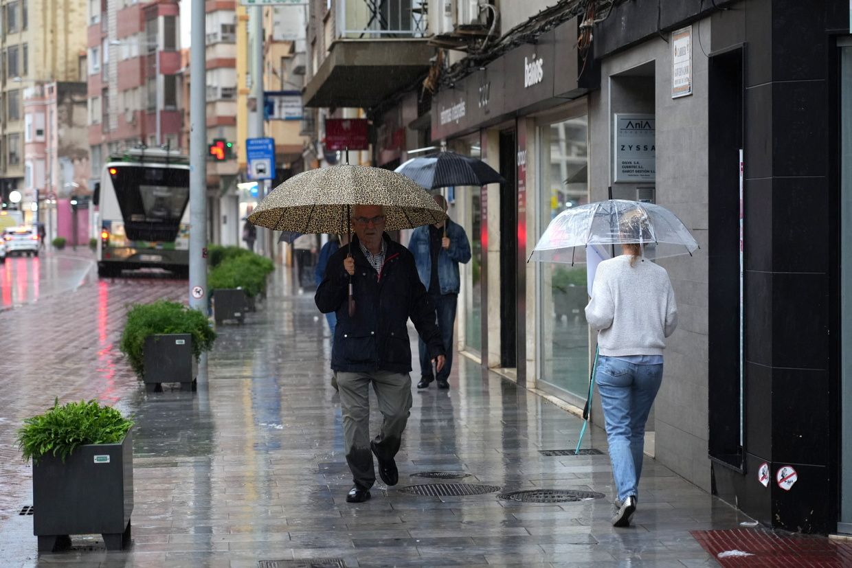 Galería de imágenes: La dana Alice descarga con fuerza en Castelló