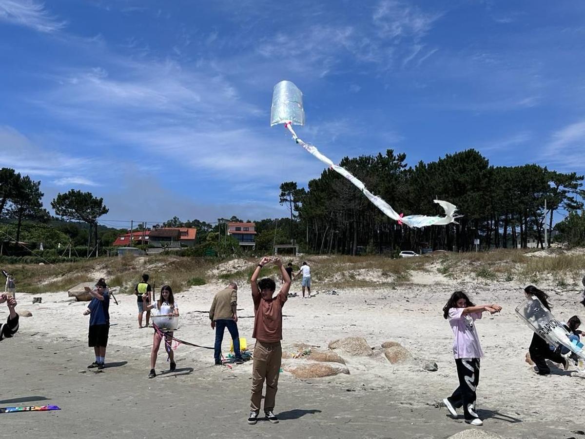 Actividades medioambientales en el IES As Bizocas, de San Vicente de O Grove.