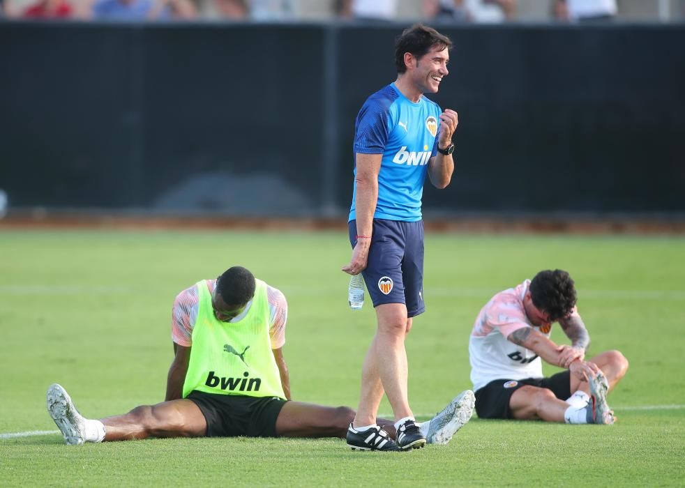 Primer entrenamiento de Marcelino García con el Valencia CF 19/20