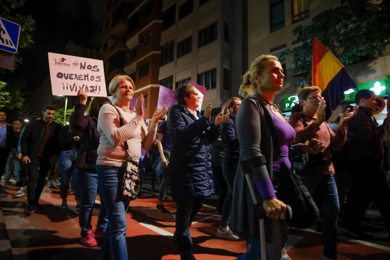 Manifestación contra la violencia machista