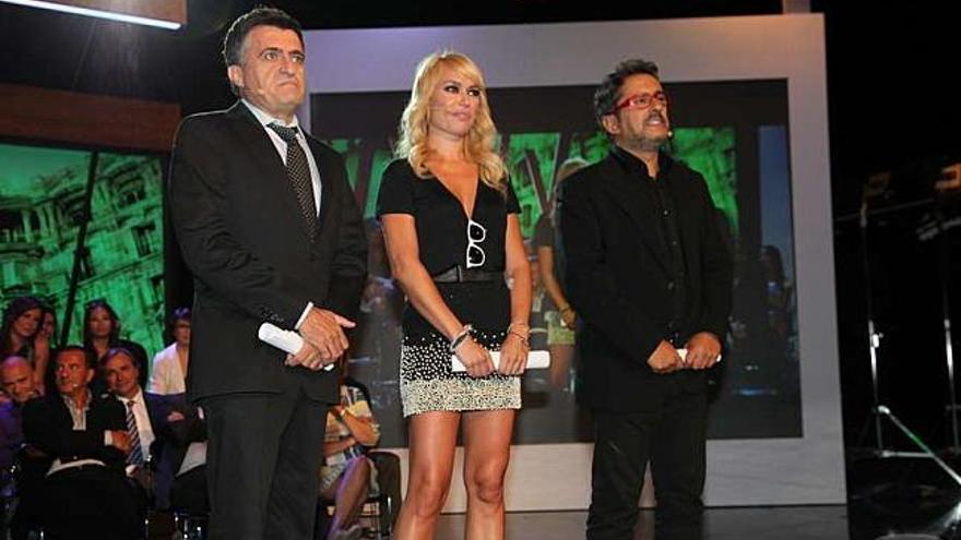 El gran Wyoming, Patricia Conde y Andreu Buenafuente, durante la presentación. / la sexta