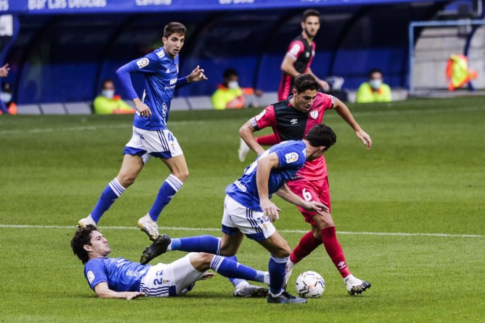 Real Oviedo - Rayo Vallecano, en imágenes