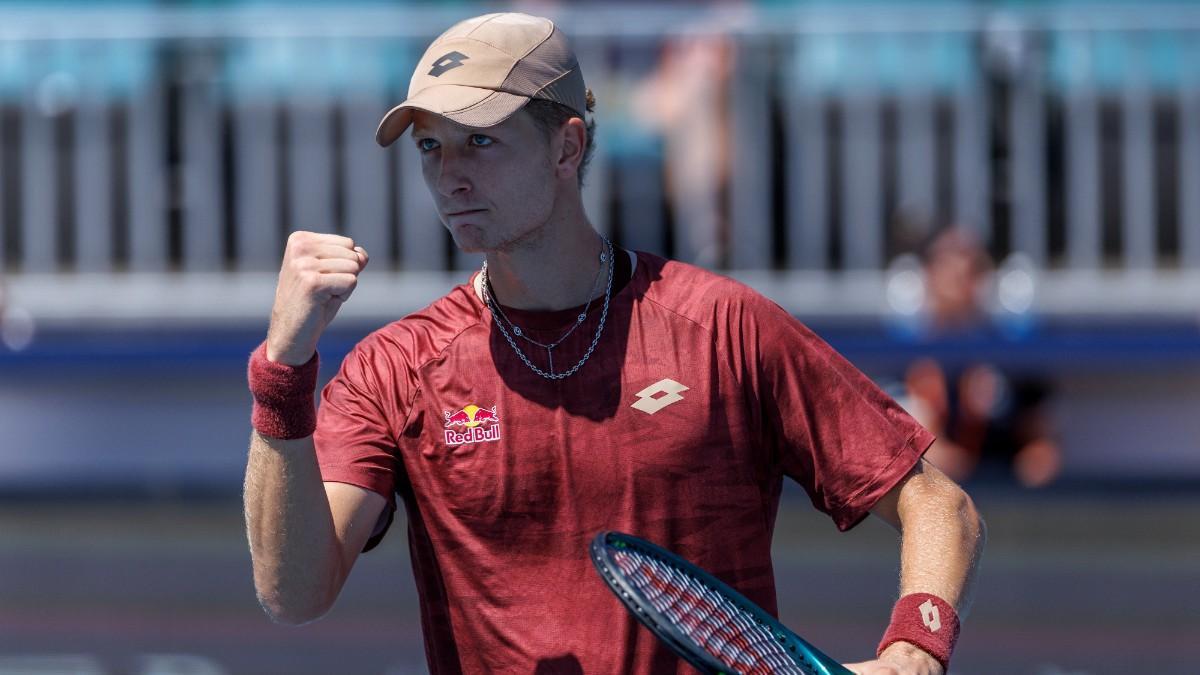 Martín Landaluce, durante el torneo de Miami