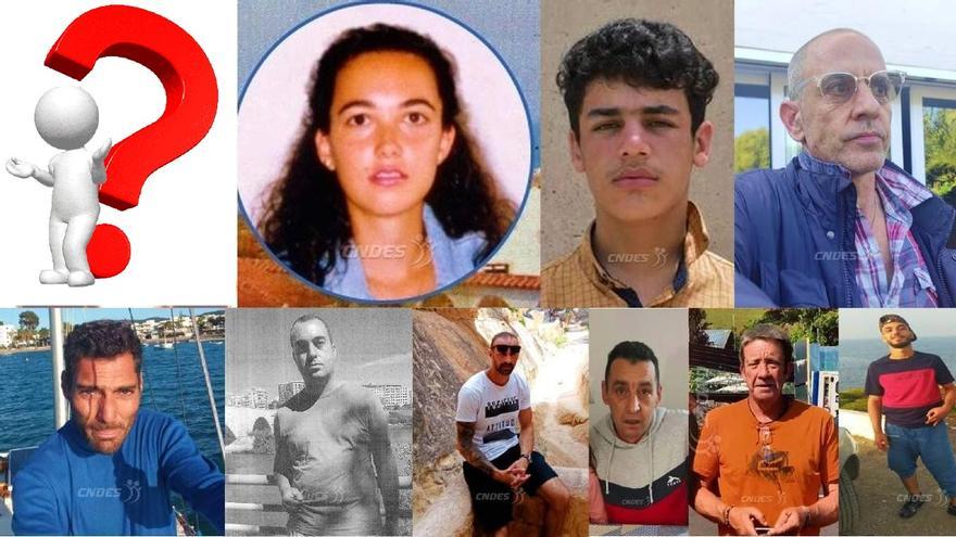 Estas son las 10 personas desaparecidas en la provincia de Alicante según el Gobierno