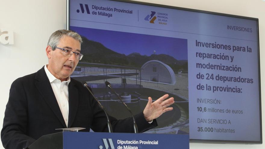 El presidente de la Diputación, Francisco Salado.