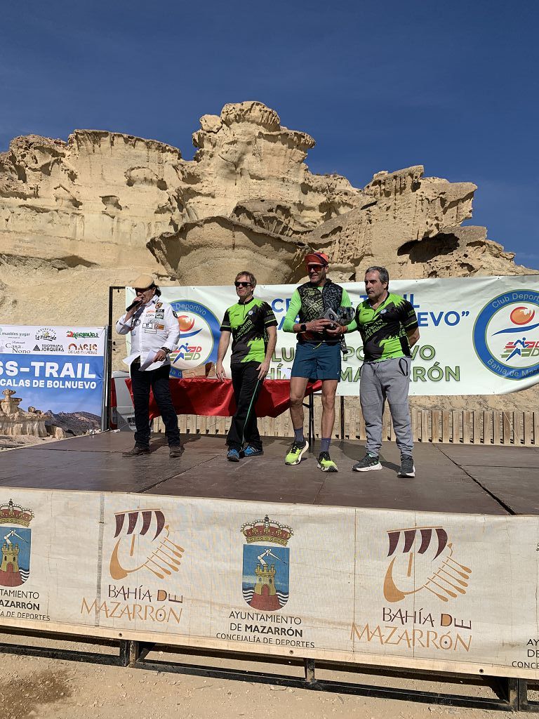 Todas las imágenes del cross por las calas de Bolnuevo, en Mazarrón