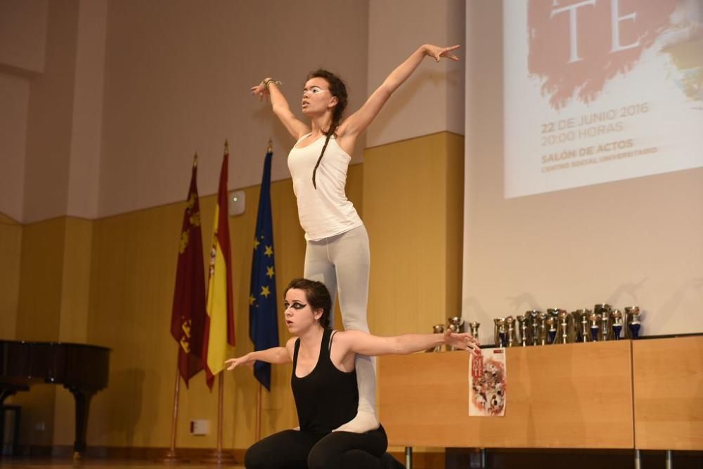 La Universidad de Murcia reconoce a sus mejores deportistas en su primera gala de fin de curso