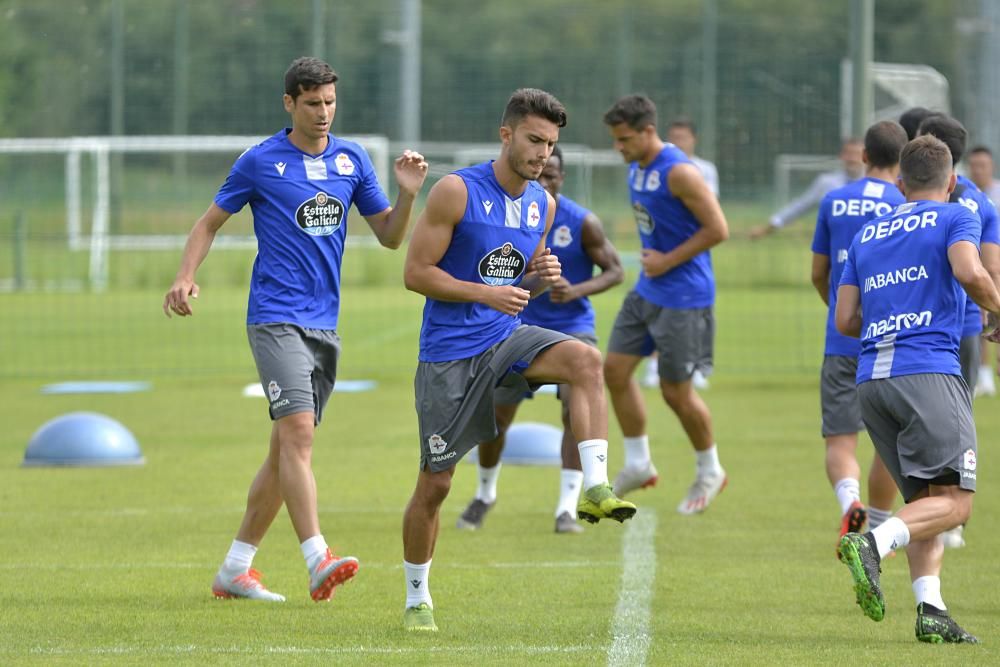 Luis Ruiz, nuevo fichaje del Dépor, ya en Abegondo