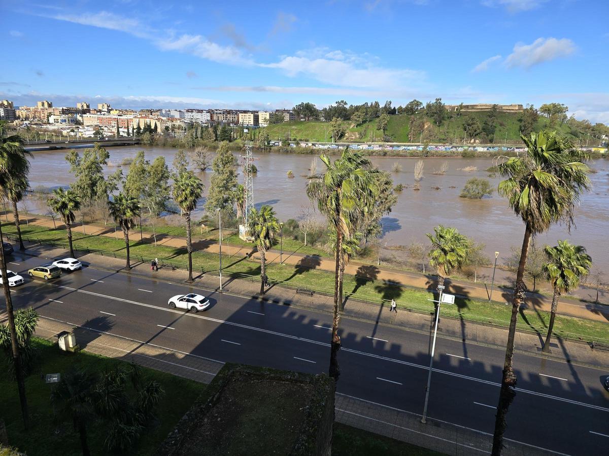 Fotogalería | Así ha quedado Badajoz tras la subida del caudal del río Guadiana.