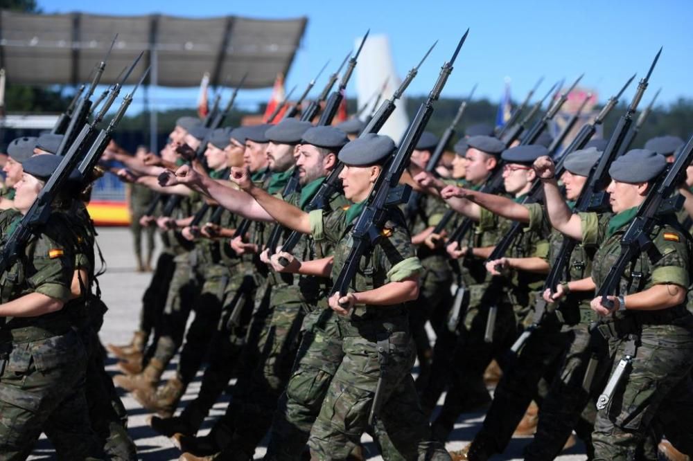 El general Romero Losada se despide de la Brilat