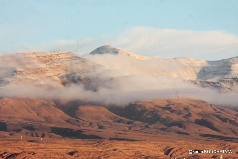 Nieve en el Sáhara
