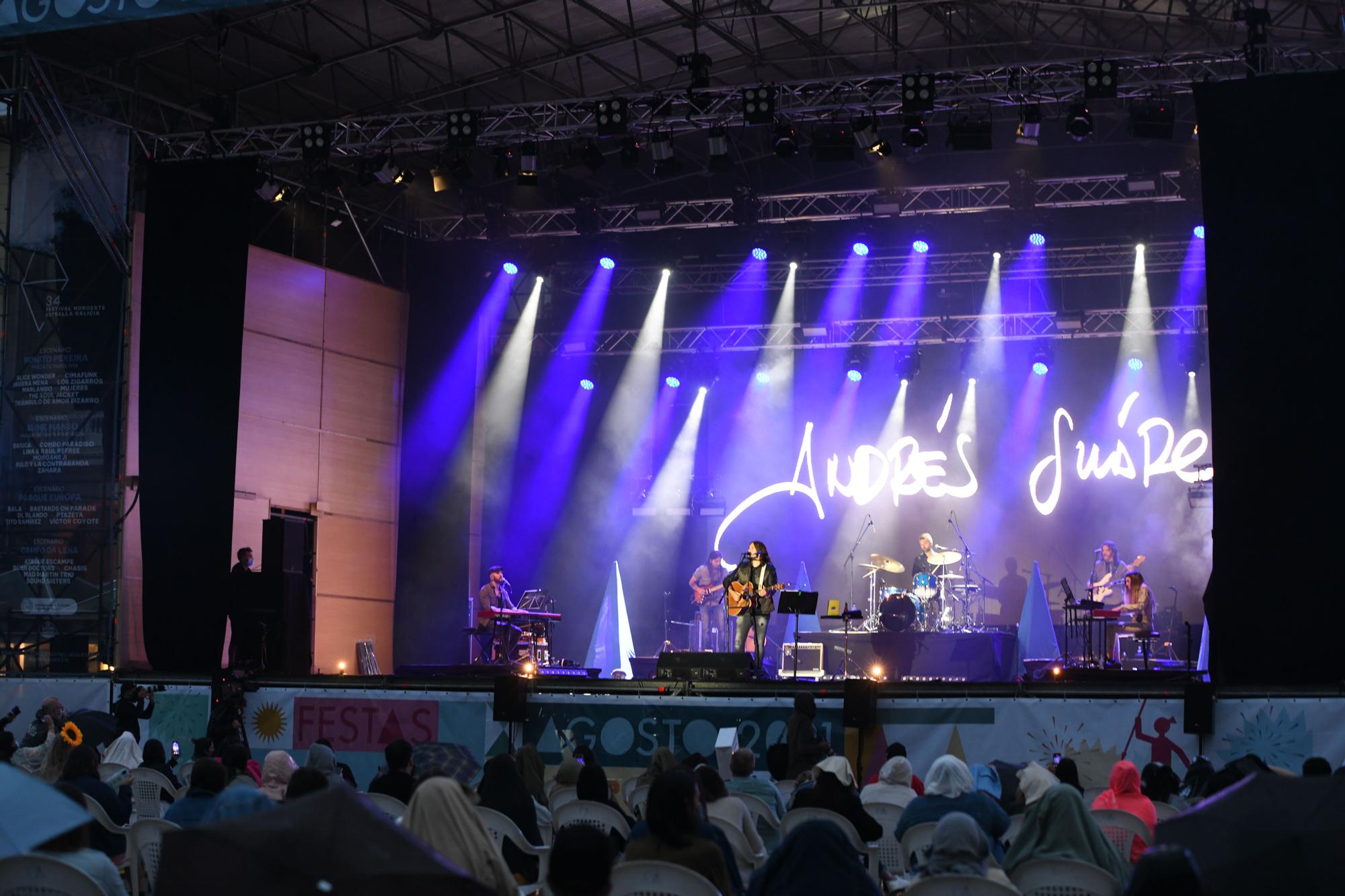 Concierto de Andrés Suárez en las fiestas de María Pita