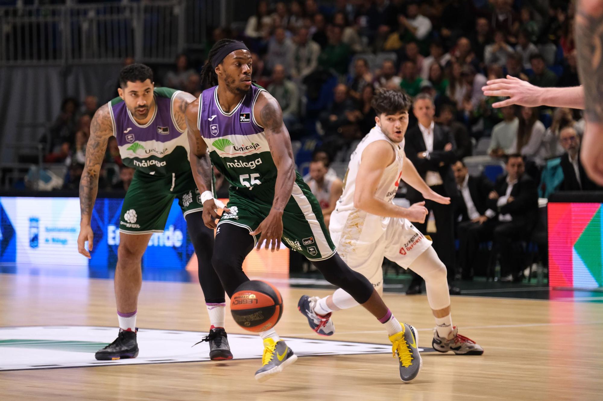 El Unicaja - Casademont Zaragoza de la Liga Endesa, en imágenes