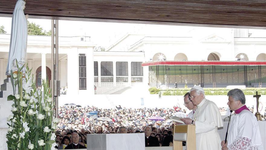 La última visita de un Pontífice a Fátima fue la de Benedicto XVI, en 2010. // Stefano Rellandini